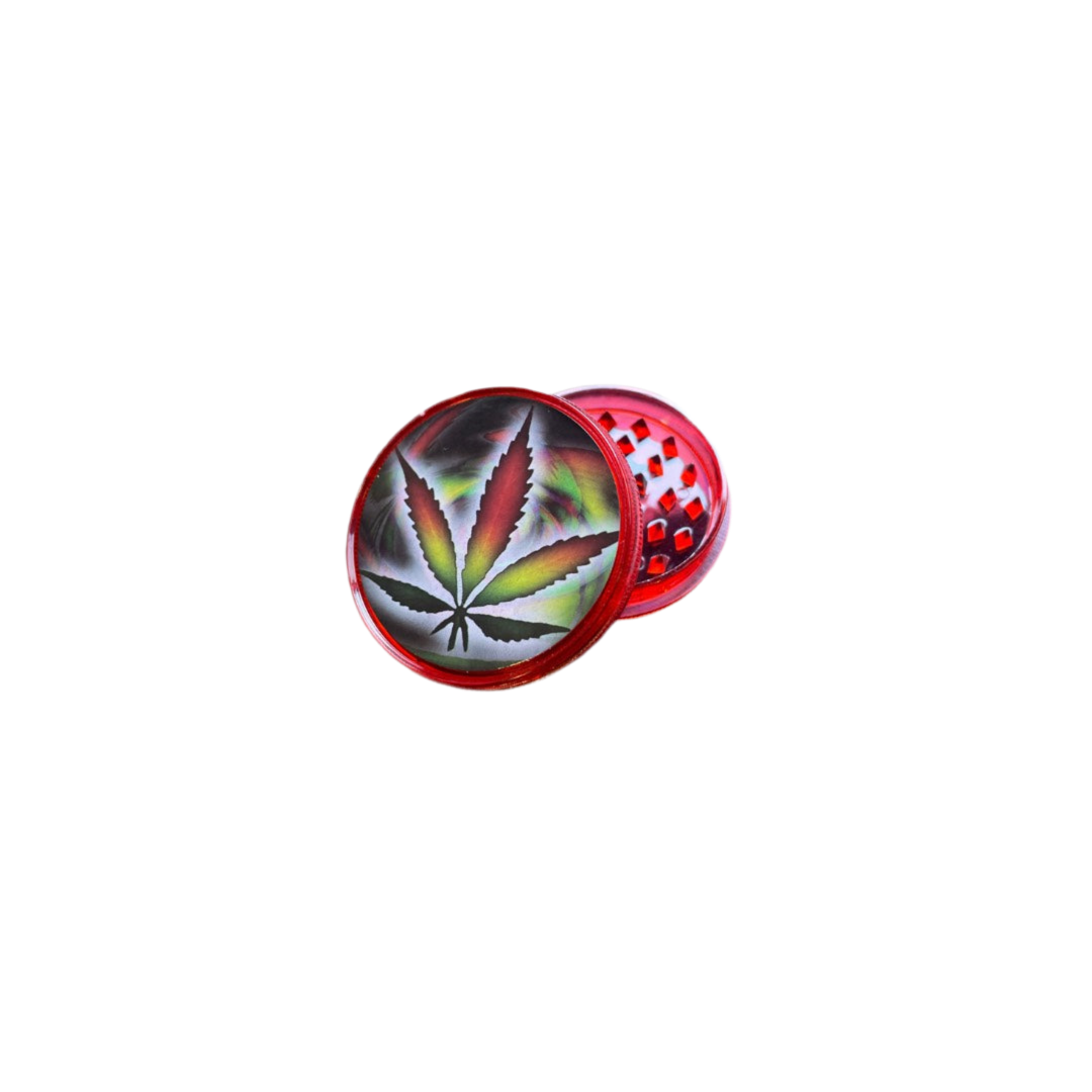 Reggae Grinder plástico 2 partes - 5.5cm
