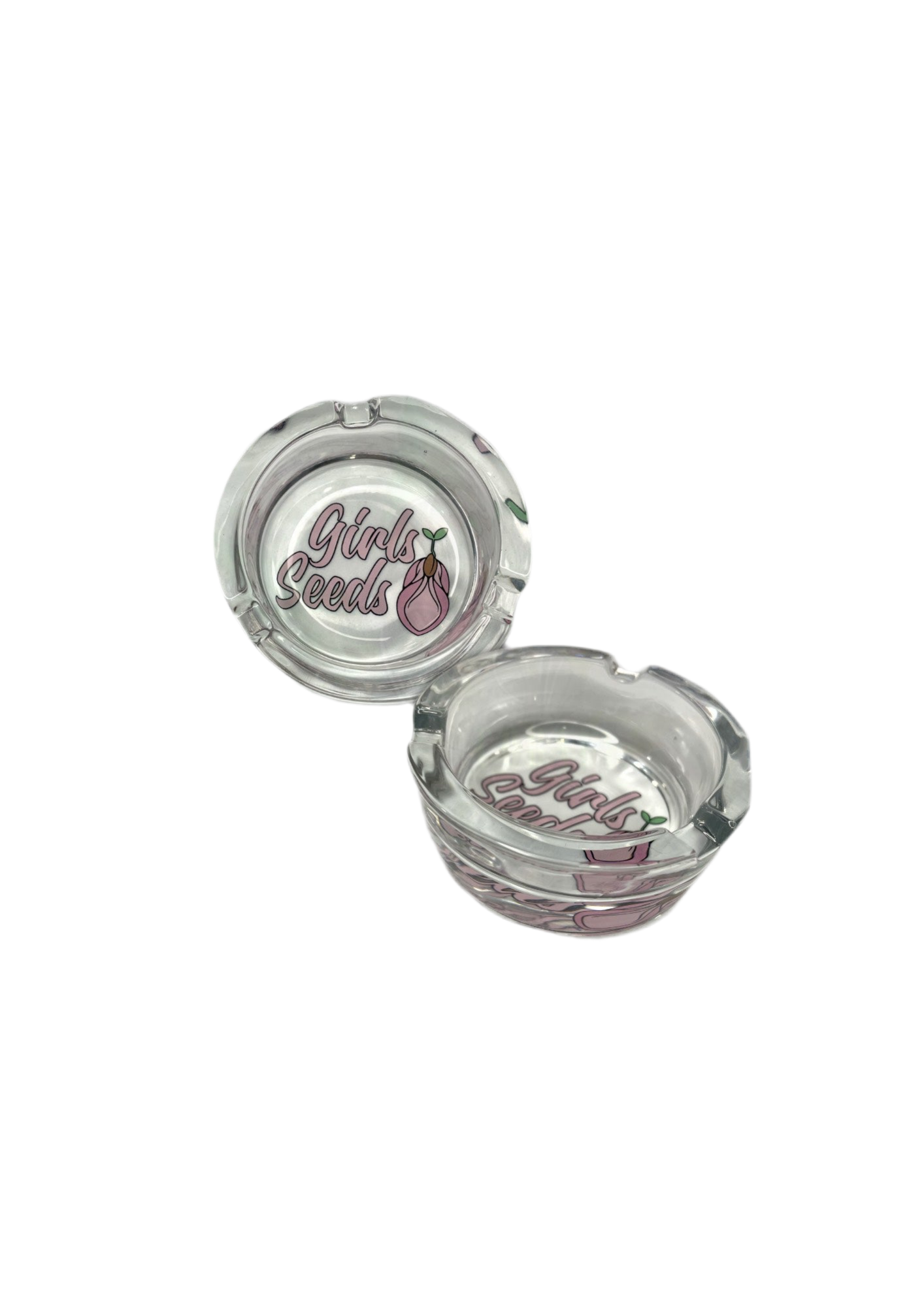 Cinzeiro Girls Seeds de vidro - pequeno