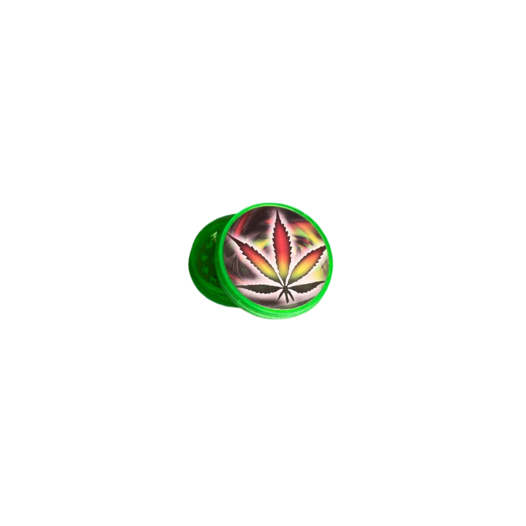 Reggae Grinder plástico 2 partes - 5.5cm