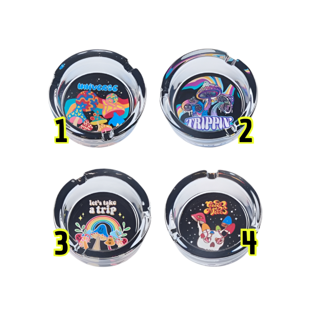 Cinzeiro Champ High vidro Mushroom