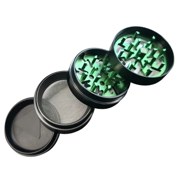 4 Part Teddy M Grinder – 63mm – Verde