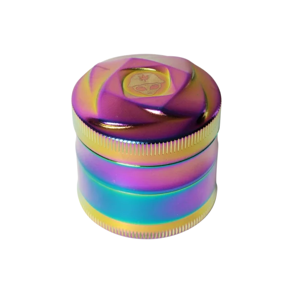 4 Part Rainbow Grinder - 40mm - Alien Twist