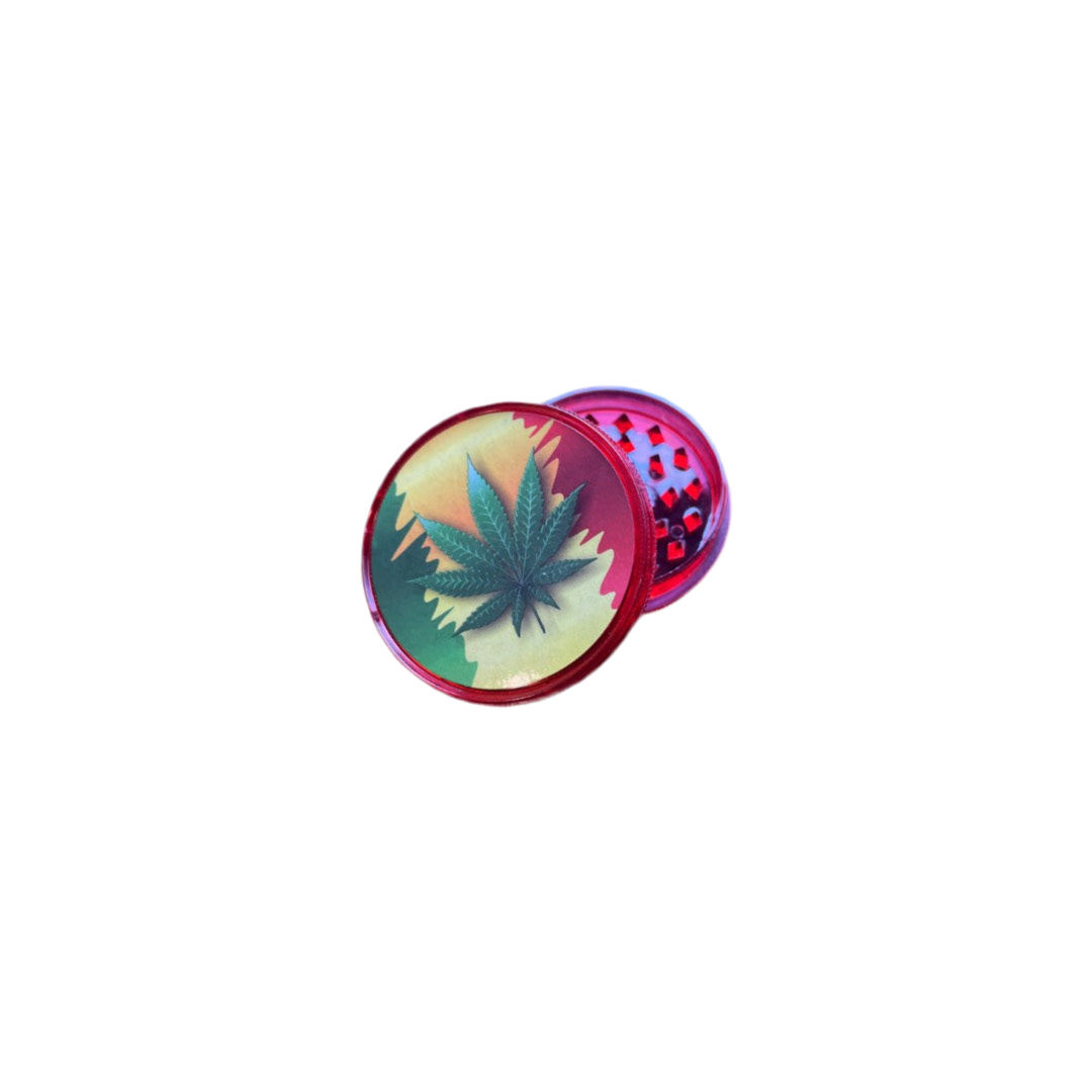 Reggae Grinder plástico 2 partes - 5.5cm