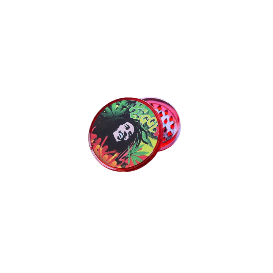 Reggae Grinder plástico 2 partes - 5.5cm