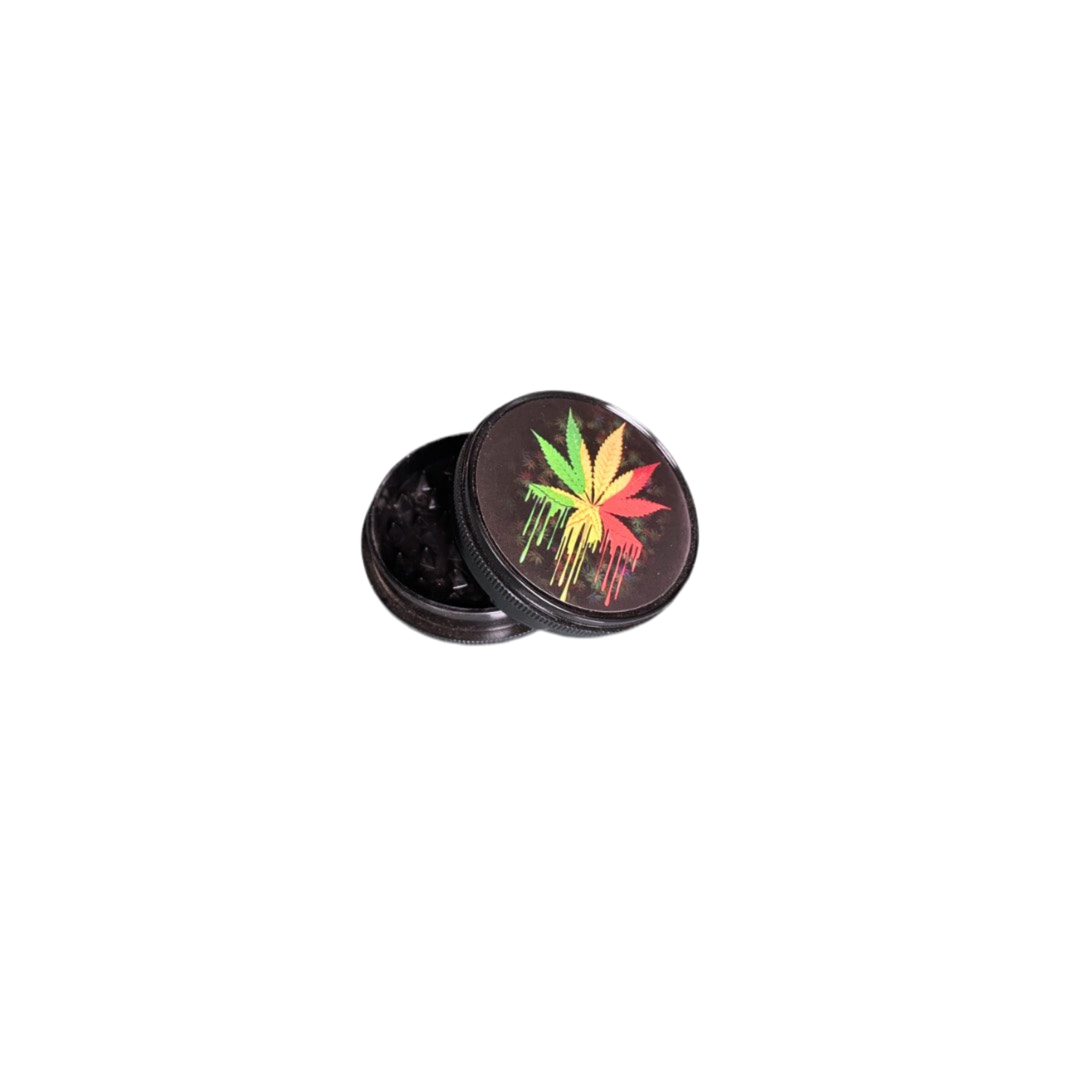 Reggae Grinder plástico 2 partes - 5.5cm