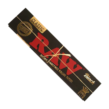 Mortalhas RAW black Slim king size